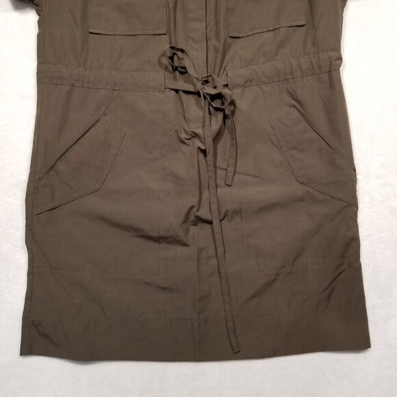 Poetry Small Dress Mini Tunic Top Popover Drawstring Safari Utility Gorpcore - Picture 2 of 7